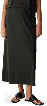 Eileen Fisher Rib Maxi Skirt in Seaweed at Nordstrom, Size Xx-Small