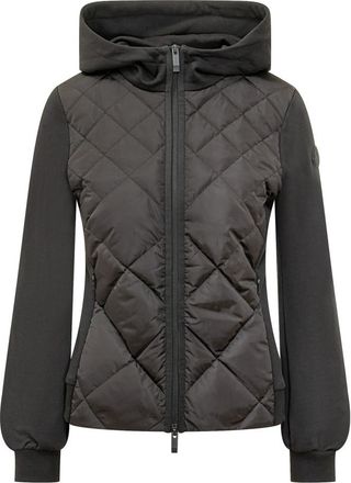 Moncler Black Quilted Hood Sweatshirt