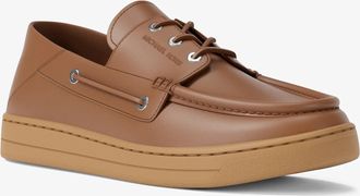 Michael Kors Aiden Leather Boat Shoes