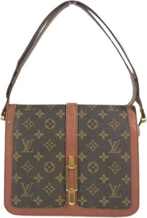 Louis Vuitton Pre-owned Vintage Canvas Schoudertas - Dames - Vintage Schoudertas - Bruin - ONE Size - Vintage