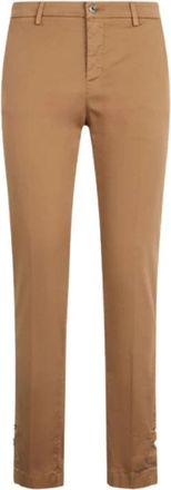 Liu Jo Beige Chino Chic Katoenen Broek - Dames - Chinos - Beige - W25 - Katoen - Broeken