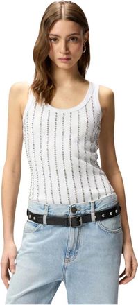 Pinko Mujer, Camisetas, Blanco, Talla: M