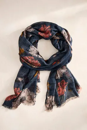 Elizabeth Gillett Tabitha Floral Micromodal Scarf