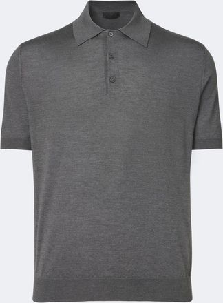 Prada Cashmere and silk polo shirt