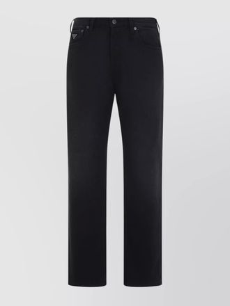 Prada cotton denim straight leg jeans with 5 pockets