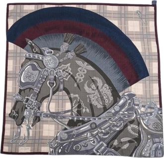 Herm&egrave;s Pre-owned Scarves, female, Multicolor, Size: ONE SIZE Pre-owned Vintage Cashmere Scarf