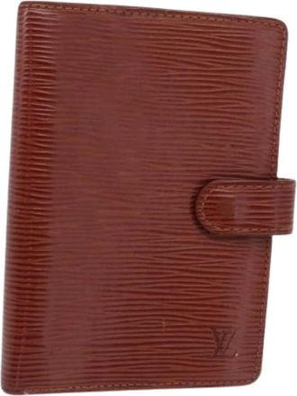 Louis Vuitton Pre-owned Accessories, female, Brown, Size: ONE SIZE Pre-owned Leather Home-Office
