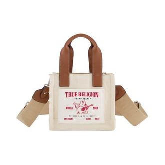 True Religion Mini Tote With Gold Hardware in Natural at Nordstrom