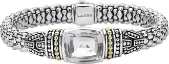 Lagos Rittenhouse Semiprecious Stone Bracelet in White Topaz at Nordstrom, Size Medium