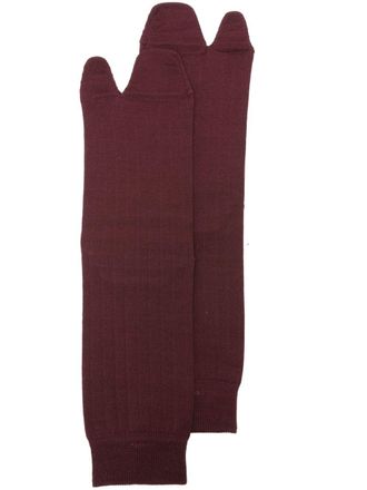 Maison Margiela Tabi split-toe socks - Red