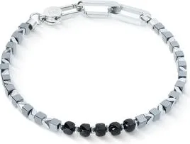 Coeur de Lion Bracelet Pulse Line Spinel Black-Silver at Nordstrom