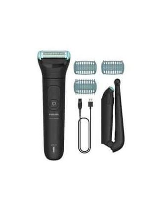 Philips Serie 5000 Bg5475/15 - Rasoio Elettrico Corpo E Regolabarba, Tagliabasette, Nero
