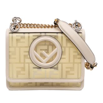 Fendi Tweedehands Kleine Zucca Pvc Kan I F Crossbody