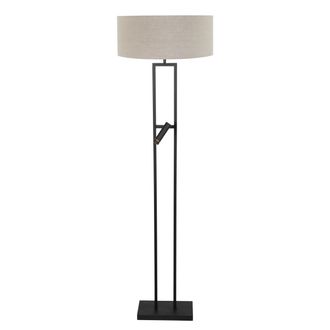 Steinhauer Steinhauer - L&aacute;mpara De Pie - Stang - Negro - Metal Textil