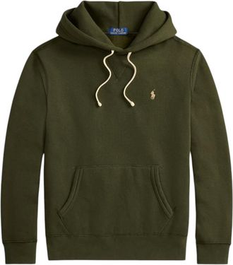Ralph Lauren Hoodies & sweatvesten, Heren, Groen, S, Katoen, De RL Fleece Hoodie