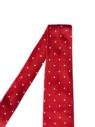 Tom Ford Mens Ties Red Silk Mulberry