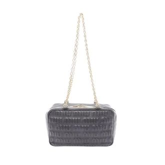 Miu Miu Pre-owned Mini Bags, female, Black, Size: ONE SIZE Pre-owned Embossed Logo Leather Shoulder Bag