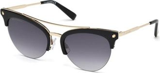 Dsquared2 DQ0252 01B Womens Sunglasses Black Size 56