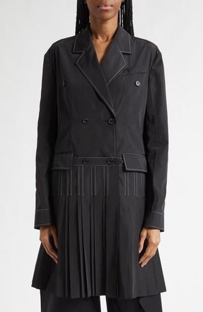 EENK Convertible Pleated Jacket in Black at Nordstrom, Size X-Small