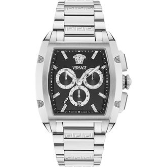 Versace Dominus Chronograph Bracelet Watch, 42mm x 50mm in Stainless Steel at Nordstrom