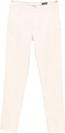 Incotex White Regular-fit Trousers