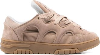 Santha Model 1 Totalsuede - Dames - Sneakers - Beige - 40 EU - Leer - Schoenen