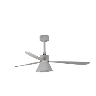 Faro Barcelona Ventilador con luz abs PVC y sint&eacute;tico 132cm