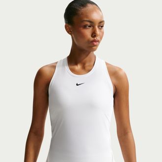 Nike Womens Victory Dri-FIT Tennis Tank Top in White | FD5584-100
