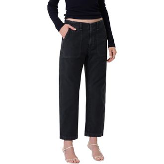 Citizens Of Humanity Winslow Utility Ankle Jeans in Washed Black at Nordstrom, Size 23