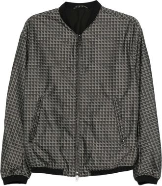 Emporio Armani Bomber con stampa - Grigio