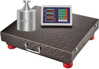 OEM B&aacute;scula De Almac&eacute;n, Inal&aacute;mbrica, Hasta 300 Kg, Plataforma, Pantalla Lcd Hdwr Wagpro-w300