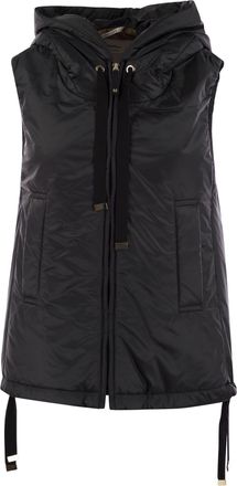 Max Mara Max Mara The Cube Greengo Sleeveless In Drip Proof Technical Fabric
