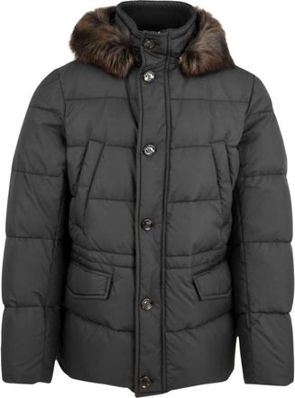 Moorer Philip-Kmblu Down Jacket - Heren - Gewatteerde jassen - Blauw - 4XL - Leer - Jassen