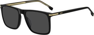 HUGO BOSS Stijlvolle zonnebril van topkwaliteit - unisex - Accessoires - Zwart - Maat: 56 MM