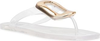 Dolce Vita Jameson Flip Flop in Clear at Nordstrom Rack, Size 10