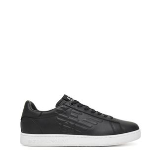 Emporio Armani Sneaker - Heren - Sneakers - Zwart - 42 EU - Leer - Schoenen