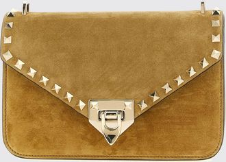 Valentino Garavani Mini borsa a tracolla Rockstud in pelle scamosciata