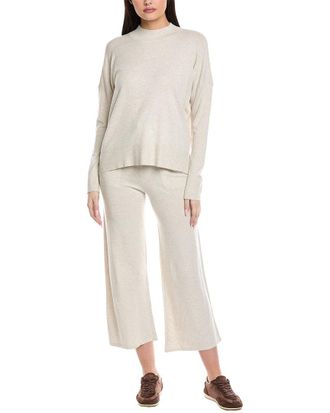 Splendid 2pc Mock Neck Sweater & Pant Set