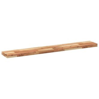 Berkfield Home Compact Floating Shelves 2 pcs 120x20x4 cm Oil Finished Solid Woo in Brown | Size: 120 x 20 x 4 cm