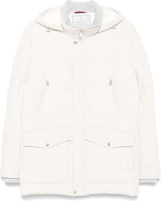 Brunello Cucinelli Padded Jacket With Detachable Hood