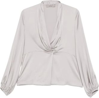 D.exterior draped top - Grey