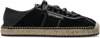 Dolce & Gabbana Leren Espadrilles - Heren - Espadrilles - Zwart - 43 EU - Leer - Schoenen