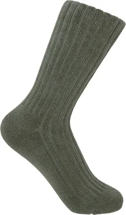 Peper Harow Ribbed Womens Bed Socks - Grey