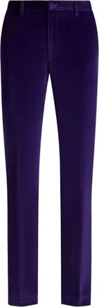 Etro Pantaloni sartoriali in velluto - Viola