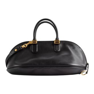Balenciaga Bolero Bowling Bag - female - Balenciaga - Handbags - Black - ONE SIZE - Bags