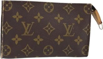Louis Vuitton Pre-owned Clutches, female, Brown, Size: ONE SIZE Pre-owned Vintage Canvas Clutch