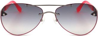 Linda Farrow MATTHEW WILLIAMSON MW49 C1 Womens Sunglasses Pink Size 62