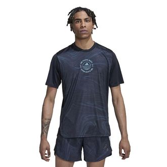 adidas Adidas Mens D4R RTFO Tee - Black/Pulse Blue