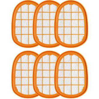 OEM Paquete De 6 Filtros Para Aspiradoras De Mano Philips Speedpro Max Aqua Fc6812 Fc6813 Fc6822 Fc6826 Filtro Universal, Pieza De Repuesto Fc5005/01 Filt