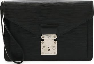 Louis Vuitton Epi Black Noir Epi Leather Pochette (Pre-Owned)